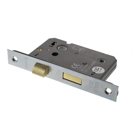 ALKBATH25SC • 065mm [044mm] • Satin Chrome • Atlantic CE Marked Bathroom Lock