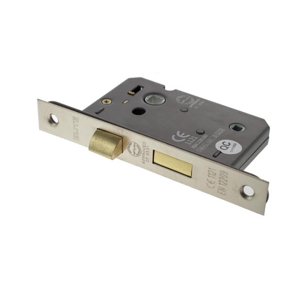 ALKBATH25SN  065mm [044mm]  Satin Nickel  Atlantic CE Marked Bathroom Lock