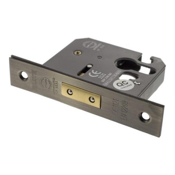 ALKDEADE25AB • 065mm [044mm] • Antique Brass • Atlantic CE Marked Euro Cylinder Deadlock Case