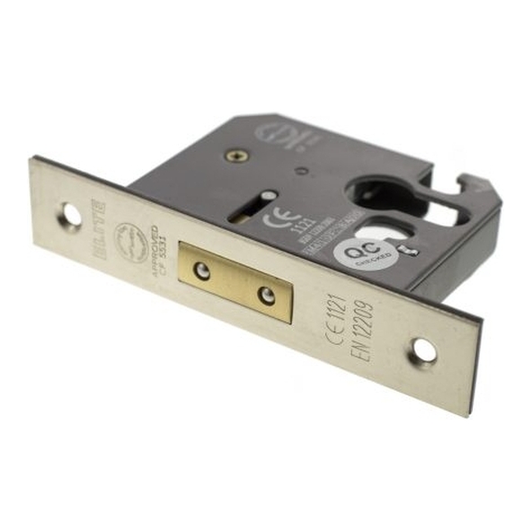 ALKDEADE25SN • 065mm [044mm] • Satin Nickel • Atlantic CE Marked Euro Cylinder Deadlock Case