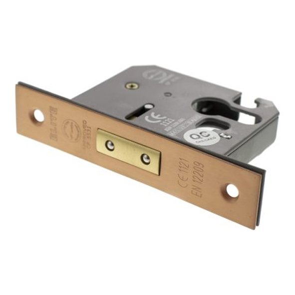 ALKDEADE25USC • 065mm [044mm] • Urban Satin Copper • Atlantic CE Marked Euro Cylinder Deadlock Case