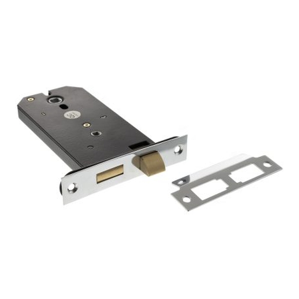 ALKHZBPC • 149mm [127mm] • Polished Chrome • Atlantic Horizontal Bathroom Lock