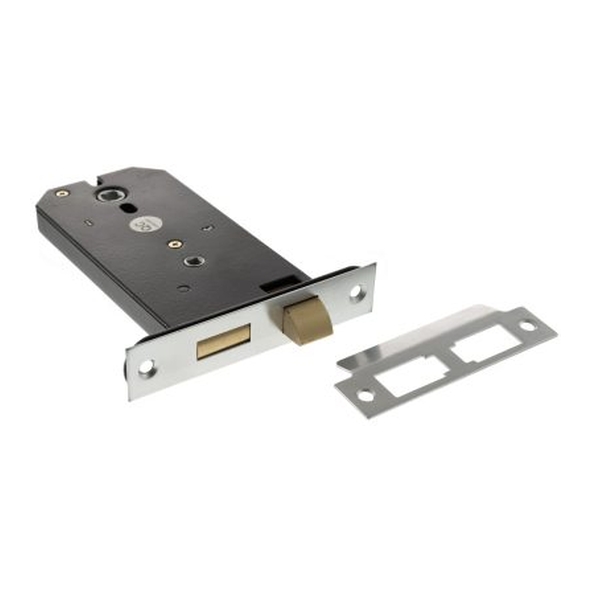 ALKHZBSC • 149mm [127mm] • Satin Chrome • Atlantic Horizontal Bathroom Lock