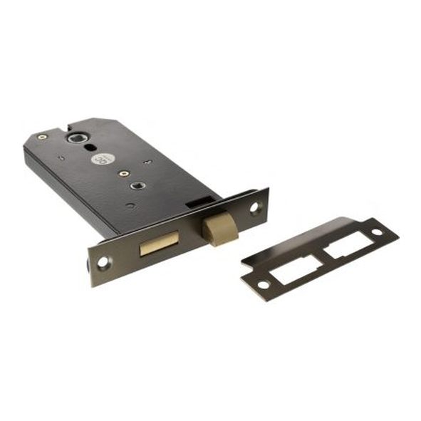 ALKHZBUDB • 149mm [127mm] • Urban Dark Bronze • Atlantic Horizontal Bathroom Lock