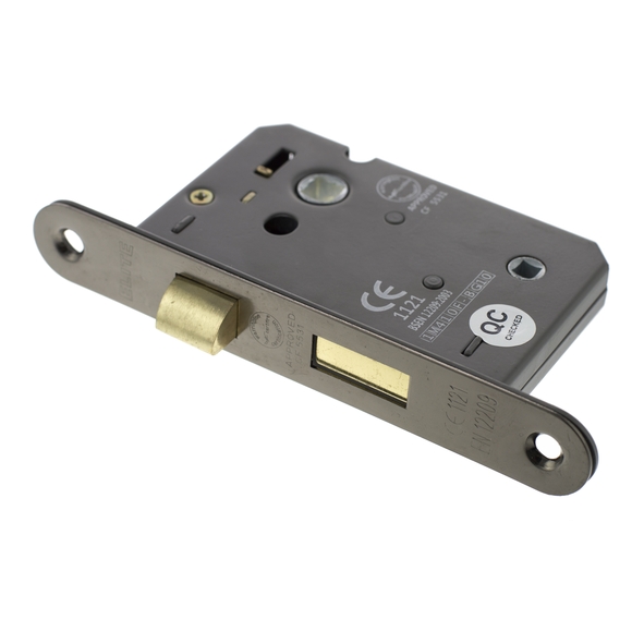 ALKRCBATH25UB • 065mm [044mm] • Urban Bronze • Atlantic CE Marked Radiused Bathroom Lock