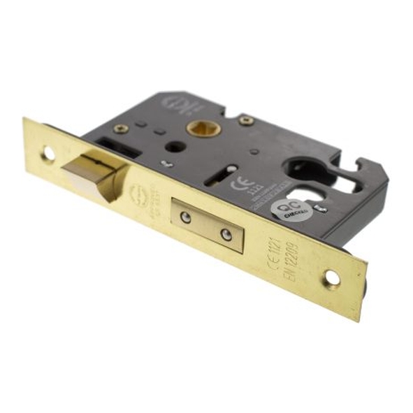 ALKSASHE25SB • 065mm [044mm] • Satin Brass • Atlantic CE Marked Euro Cylinder Sashlock Case