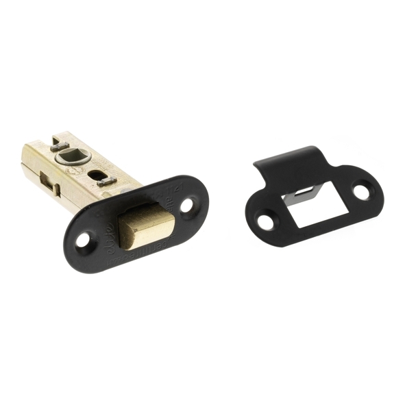 ALRCE25MB • 064mm [044mm] • Matt Black • Atlantic Radiused Tubular Fire Rated CE Latch