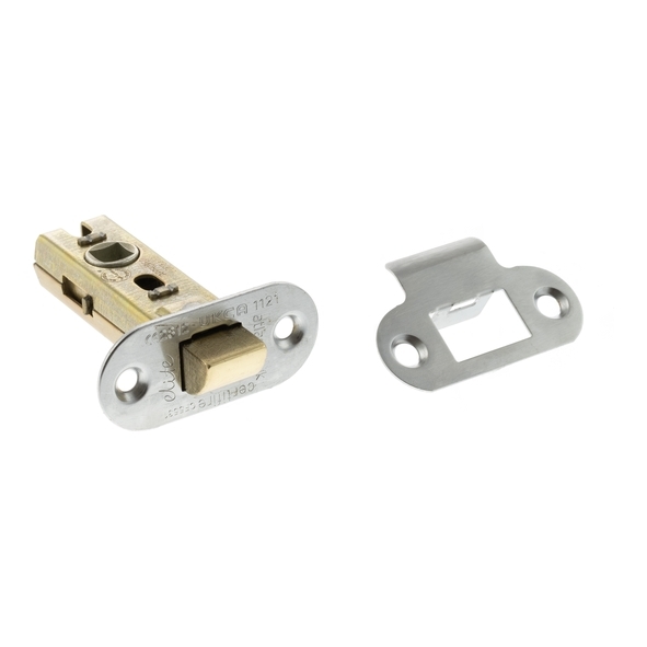 ALRCE25SC • 064mm [044mm] • Satin Chrome • Atlantic Radiused Tubular Fire Rated CE Latch