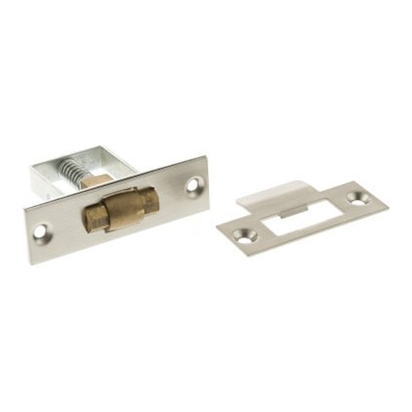 ARCASN • Satin Nickel • Atlantic Adjustable Architectural Heavy Duty Roller Catch