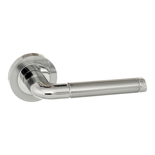 ECO40SCPC • Satin / Polished Chrome • Eco Ocean Levers On Round Roses