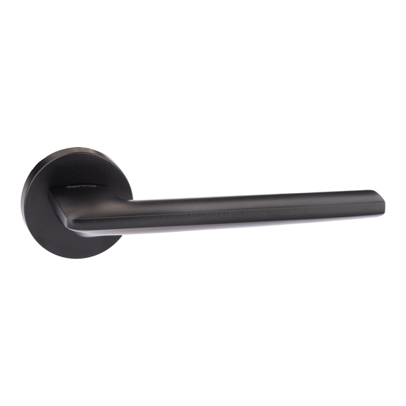 FMR422MB • Matt Black • Forme Boston Levers On Minimal Round Roses