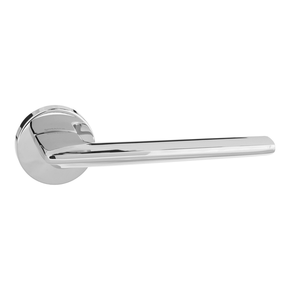 FMR422PC • Polished Chrome • Forme Boston Levers On Minimal Round Roses