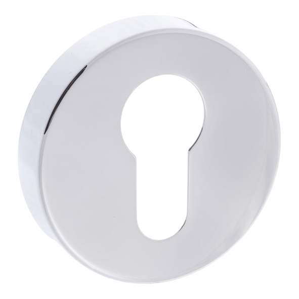 FMREPC  Polished Chrome  Forme Minimal Round Euro Cylinder Escutcheons