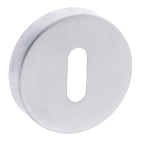 FMRKSC  Satin Chrome  Forme Minimal Round Mortice Key Escutcheons