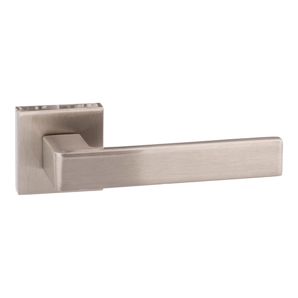 FMS254SN  Satin Nickel  Forme Asti Levers On Minimal Square Roses