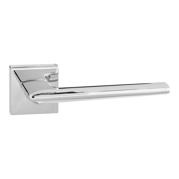 FMS422PC • Polished Chrome • Forme Boston Levers On Minimal Square Roses