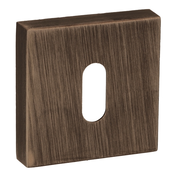 FMSKUB • Urban Bronze • Forme Minimal Square Mortice Key Escutcheons