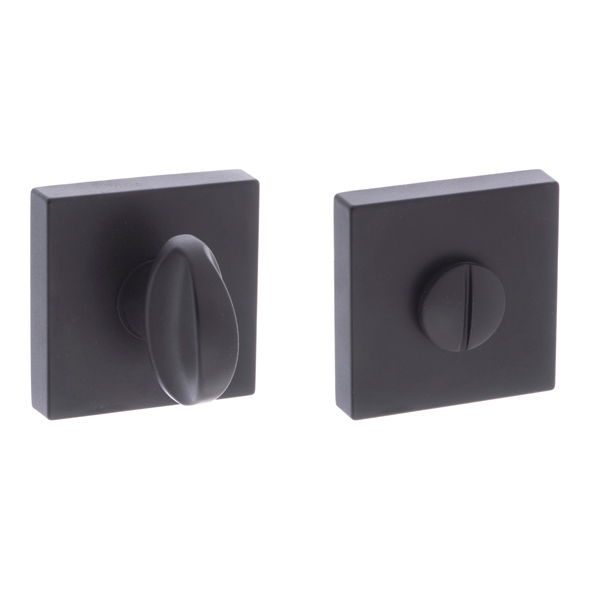 FMSWCMB  Turn / Release  Matt Black  Forme Minimal Square Bathroom Turn With Release