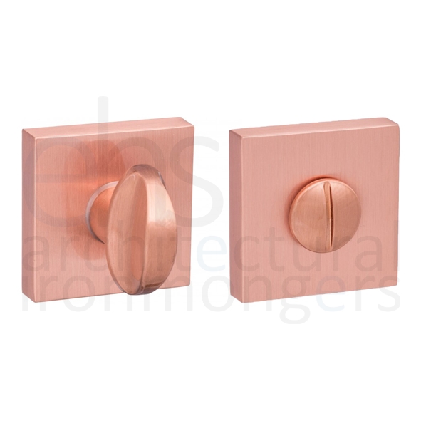 FMSWCUSC • Turn / Release • Urban Satin Copper • Forme Minimal Square Bathroom Turn With Release