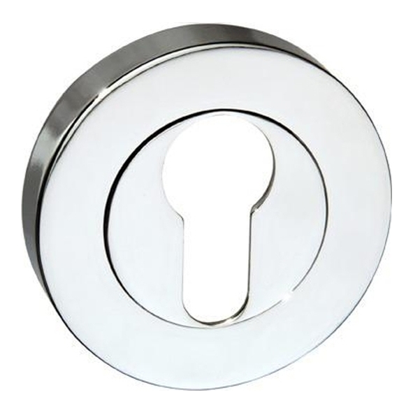 MESCECP • Polished Chrome • Mediterranean Euro Cylinder Escutcheon