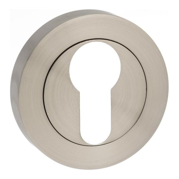 MESCESN • Satin Nickel • Mediterranean Euro Cylinder Escutcheon