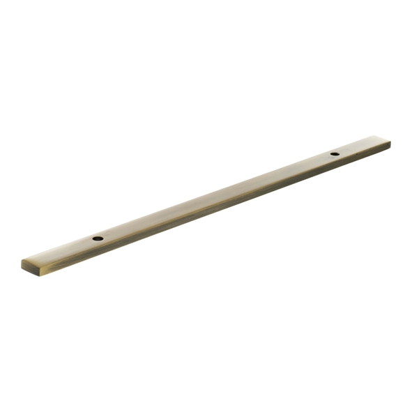 MHCBN160AB � 160mm c/c � Antique Brass � Millhouse Brass Long Narrow Cabinet Handle Backplate