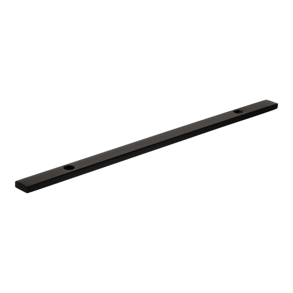 MHCBN160MB � 160mm c/c � Matt Black � Millhouse Brass Long Narrow Cabinet Handle Backplate