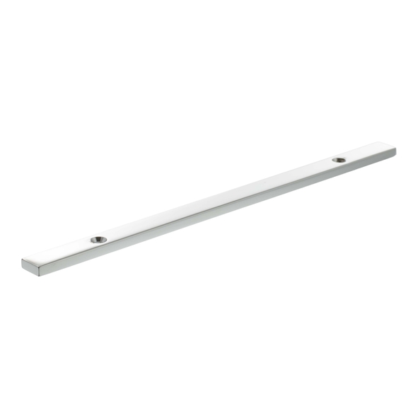 MHCBN160PC � 160mm c/c � Polished Chrome � Millhouse Brass Long Narrow Cabinet Handle Backplate