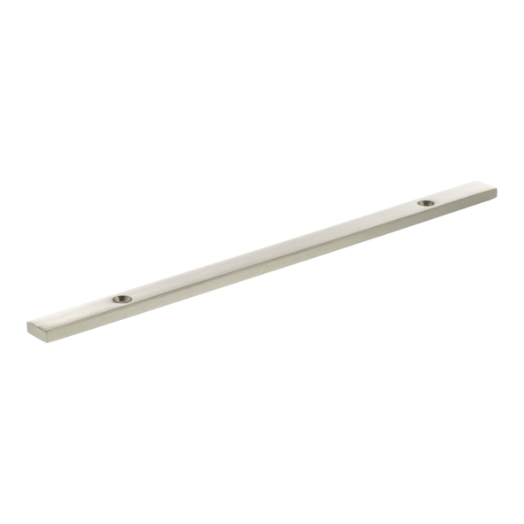 MHCBN160SN � 160mm c/c � Satin Nickel � Millhouse Brass Long Narrow Cabinet Handle Backplate