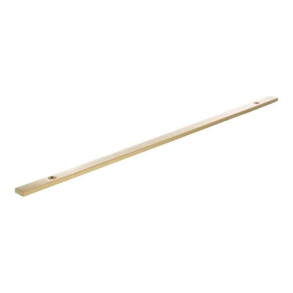 MHCBN320SB � 320mm c/c � Satin Brass � Millhouse Brass Long Narrow Cabinet Handle Backplate