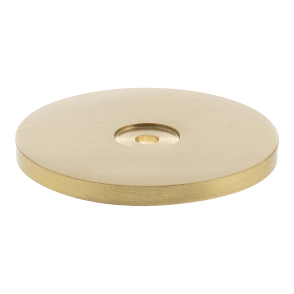MHCBR49SB � 49 x 4mm � Satin Brass � Millhouse Brass Round Cabinet Handle Backplate