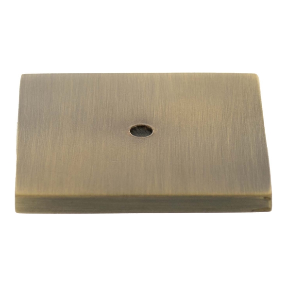 MHCBS50AB � 50 x 4mm � Antique Brass � Millhouse Brass Square Cabinet Handle Backplate