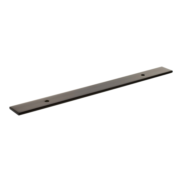 MHCBW128UDB  128mm c/c  Urban Dark Bronze  Millhouse Brass Long Wide Cabinet Handle Backplate