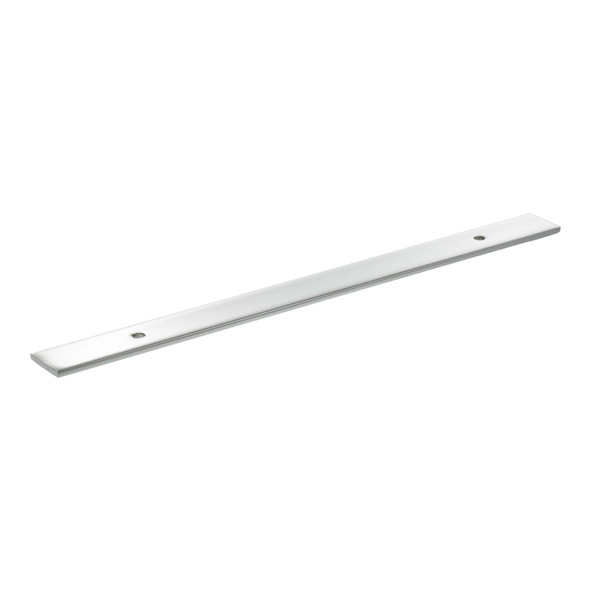 MHCBW160PC  160mm c/c  Polished Chrome  Millhouse Brass Long Wide Cabinet Handle Backplate