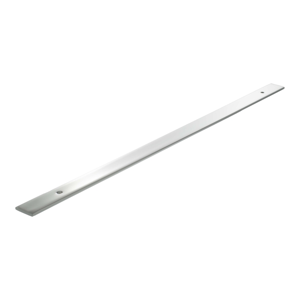 MHCBW320PC  320mm c/c  Polished Chrome  Millhouse Brass Long Wide Cabinet Handle Backplate
