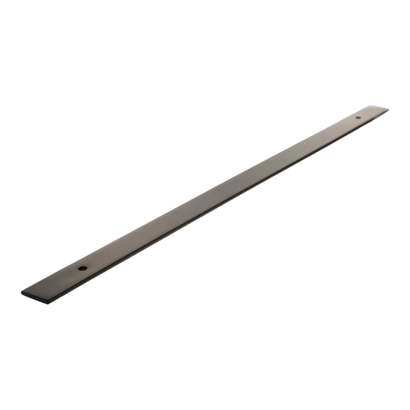 MHCBW320UDB  320mm c/c  Urban Dark Bronze  Millhouse Brass Long Wide Cabinet Handle Backplate