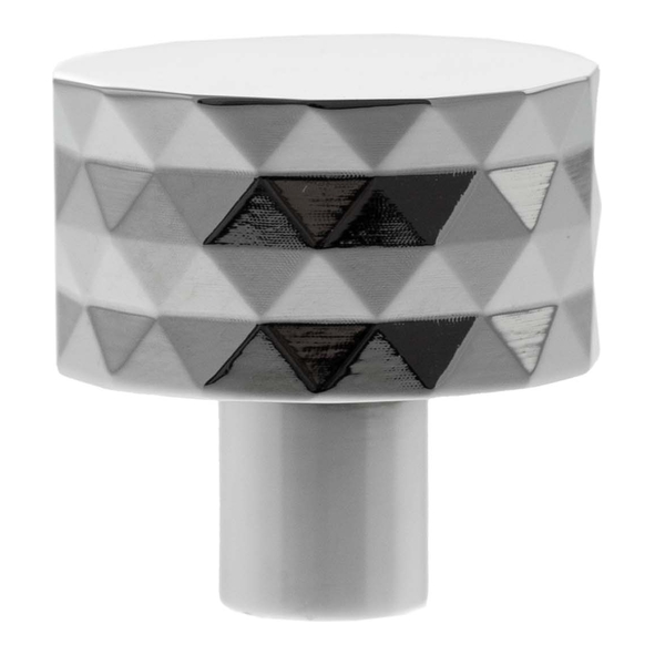 MHCD1530PC � 30mm � Polished Chrome � Millhouse Brass Chrysler Diamond Round Cabinet Knob