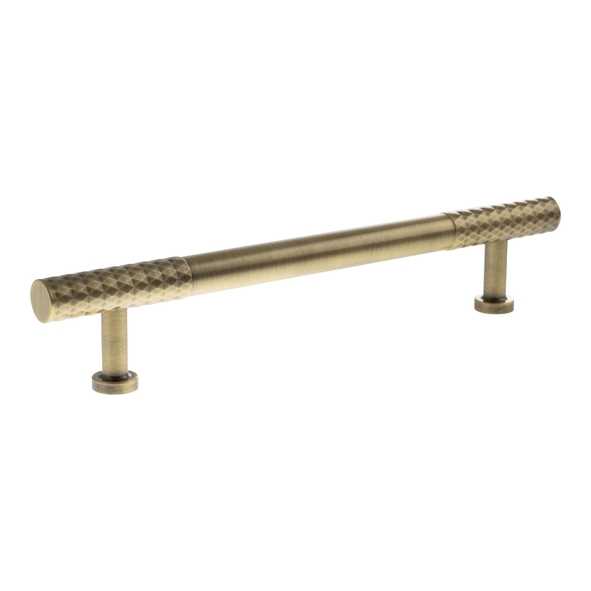 MHCD17160AB  160mm c/c  Antique Brass  Millhouse Brass Chrysler Diamond T-Bar Cabinet Pull Handle