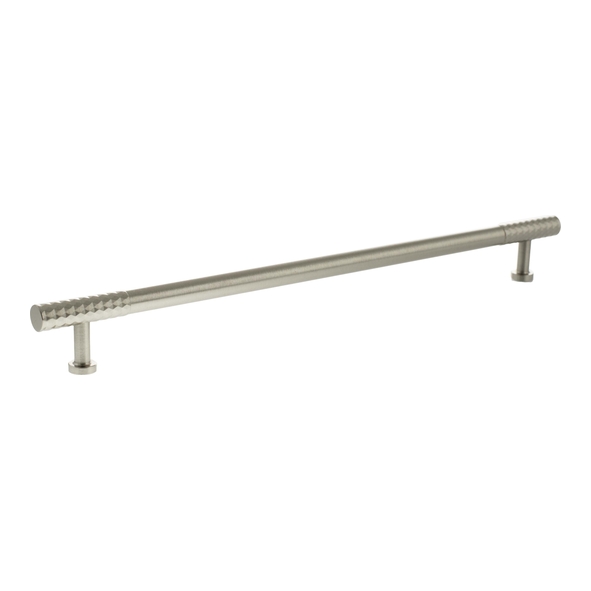 MHCD17320SN  320mm c/c  Satin Nickel  Millhouse Brass Chrysler Diamond T-Bar Cabinet Pull Handle