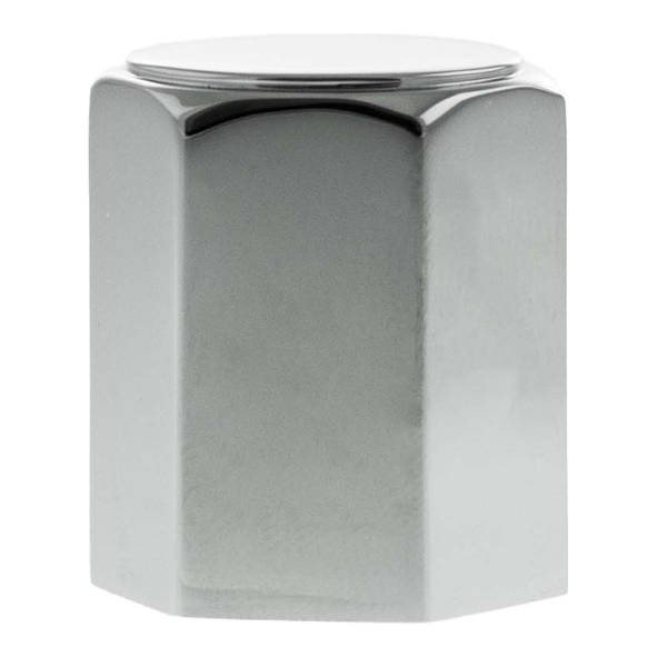 MHCH1420PC � 20mm � Polished Chrome � Millhouse Brass Pennington Hex Cylinder Cabinet Knob