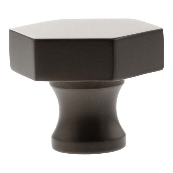 MHCH1532UDB � 32mm � Urban Dark Bronze � Millhouse Brass Pennington Hex Cabinet Knob
