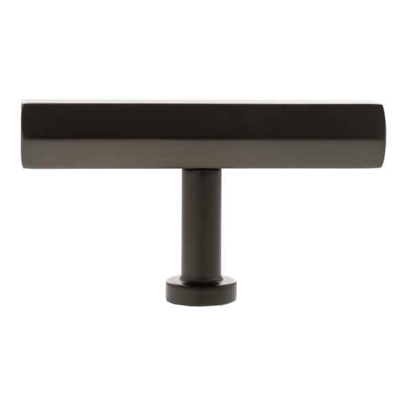 MHCH1675UDB � 75mm � Urban Dark Bronze � Millhouse Brass Pennington Hex T-Bar Cabinet Knob