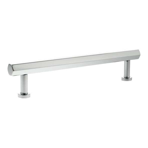 MHCH17160PC  160mm c/c  Polished Chrome  Millhouse Brass Pennington Hex T-Bar Cabinet Pull Handle