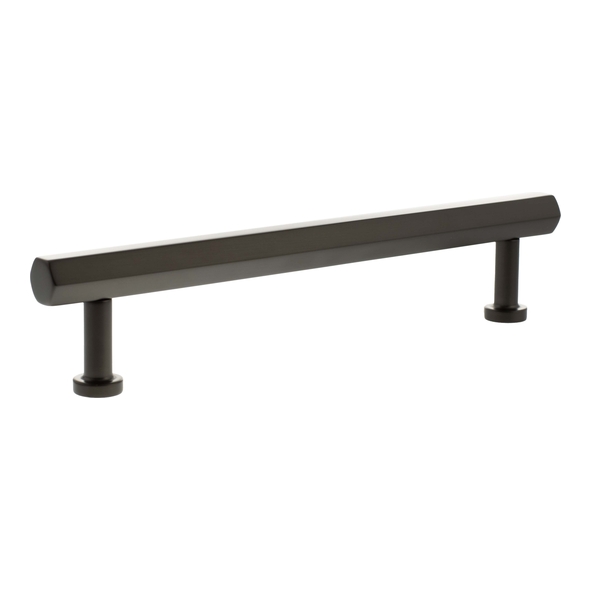 MHCH17160UDB  160mm c/c  Urban Dark Bronze  Millhouse Brass Pennington Hex T-Bar Cabinet Pull Handle