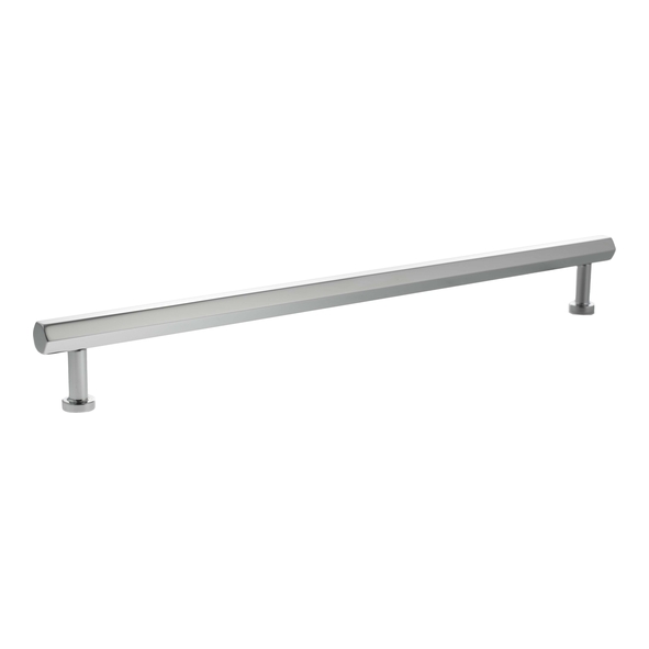 MHCH17320PC  320mm c/c  Polished Chrome  Millhouse Brass Pennington Hex T-Bar Cabinet Pull Handle