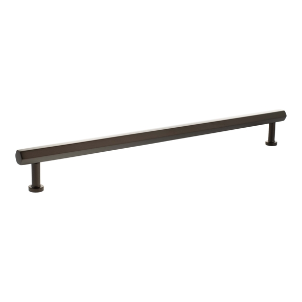 MHCH17320UDB  320mm c/c  Urban Dark Bronze  Millhouse Brass Pennington Hex T-Bar Cabinet Pull Handle