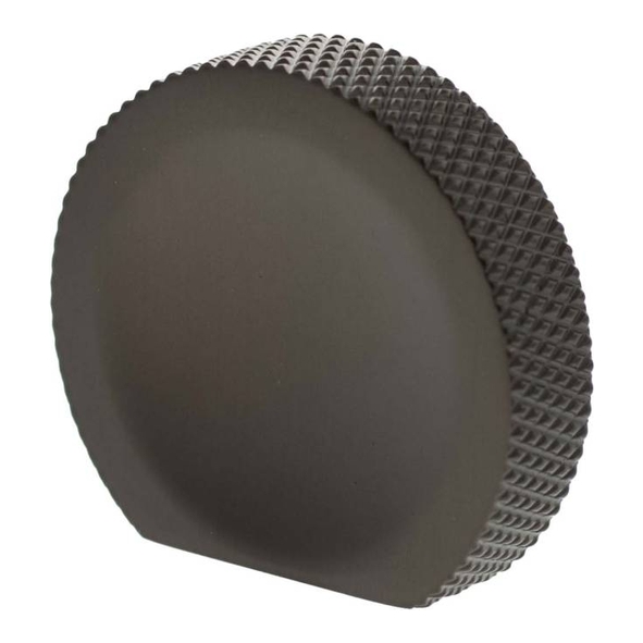 MHCK1338UDB � 38mm � Urban Dark Bronze � Millhouse Brass Eiffel Knurled Finger Pull Cabinet Knob