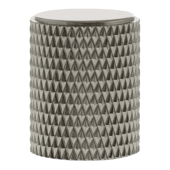 MHCK1420SN � 20mm � Satin Nickel � Millhouse Brass Eiffel Knurled Cylinder Cabinet Knob