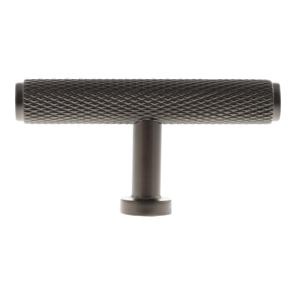 MHCK1675UDB � 75mm � Urban Dark Bronze � Millhouse Brass Eiffel Knurled T-Bar Cabinet Knob