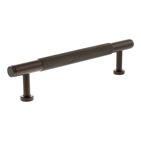 MHCK17128UDB  128mm c/c  Urban Dark Bronze  Millhouse Brass Eiffel Knurled T-Bar Cabinet Pull Handle